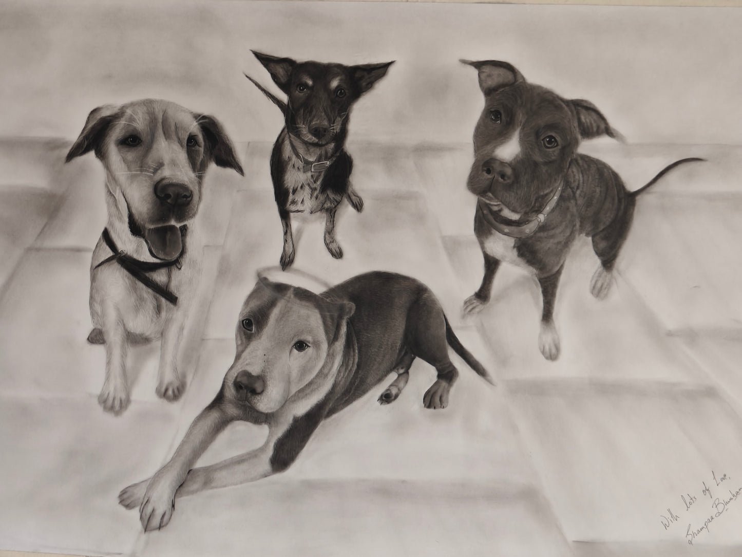 Furbaby Family - Commission work - Sold 🔴